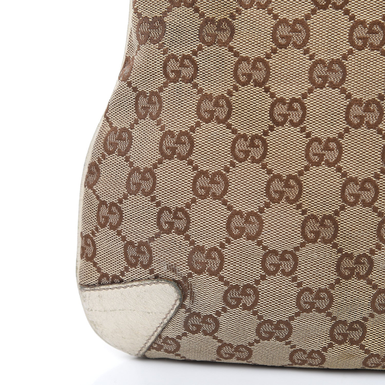 Gucci Monogram Creole Hobo Ivory 14 of 20