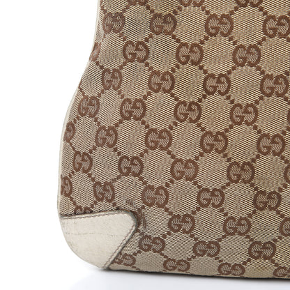 Gucci Monogram Creole Hobo Ivory 14 of 20