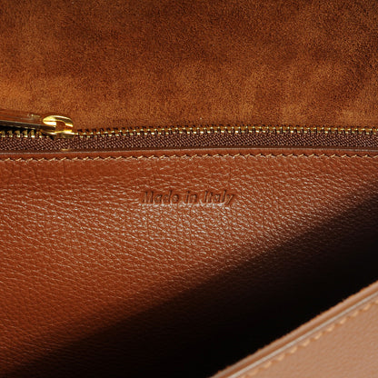 Celine Calfskin Blade Flap Caramel 8 of 8