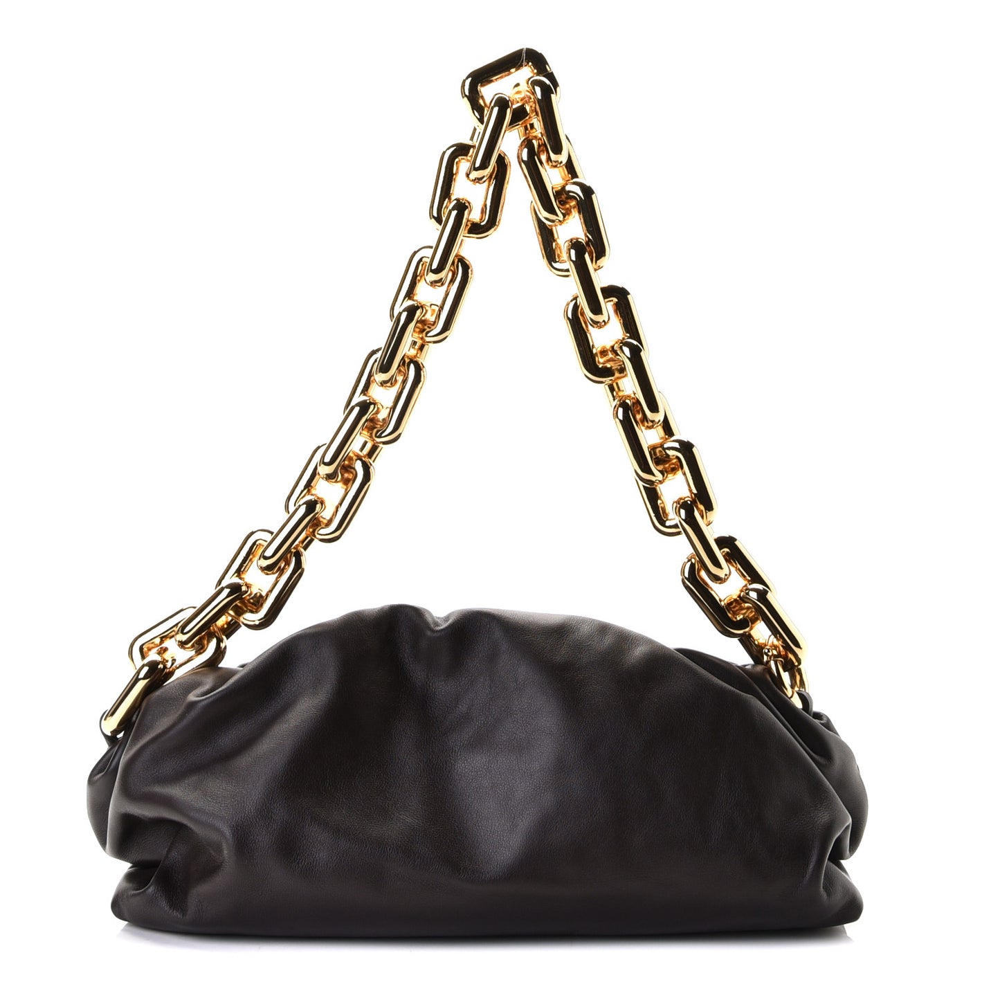 Calfskin The Pouch Chain Ebano