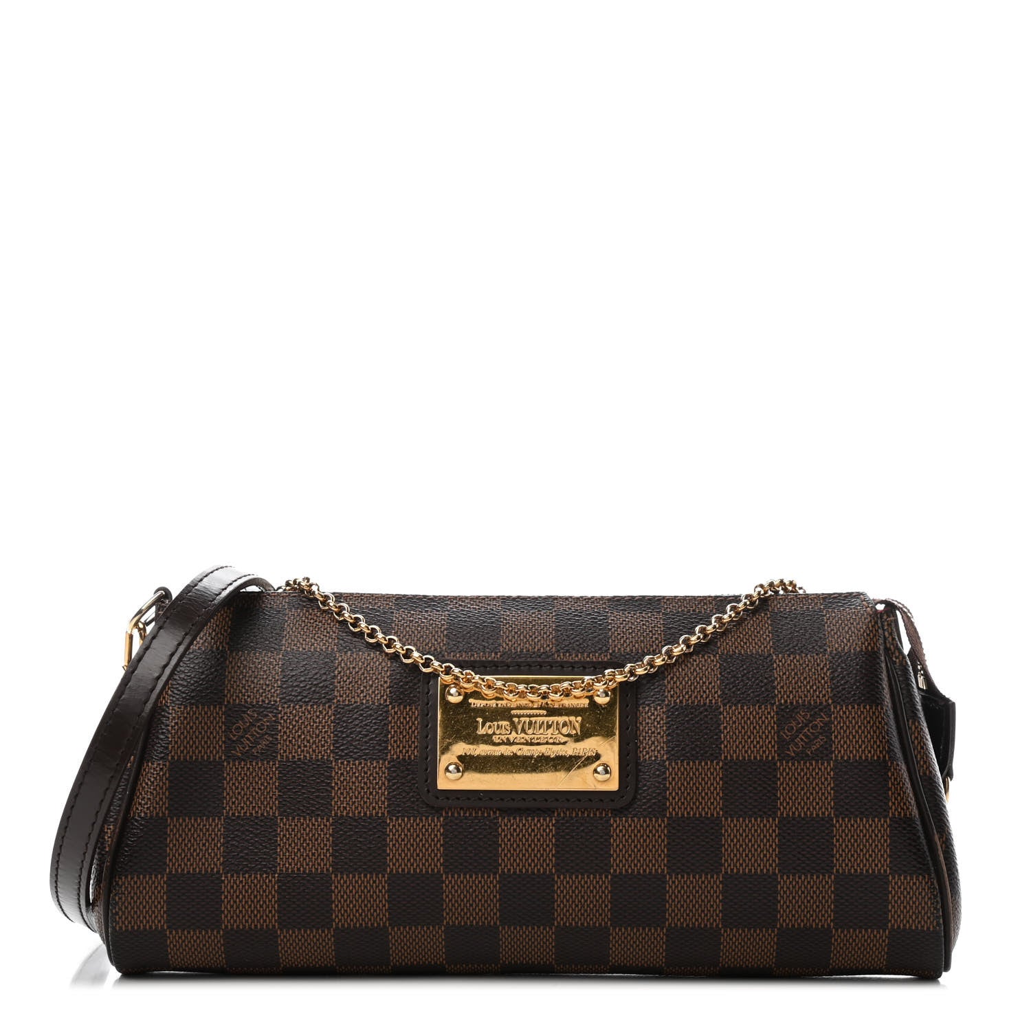 Louis Vuitton Damier Ebene Eva Clutch 1 of 4