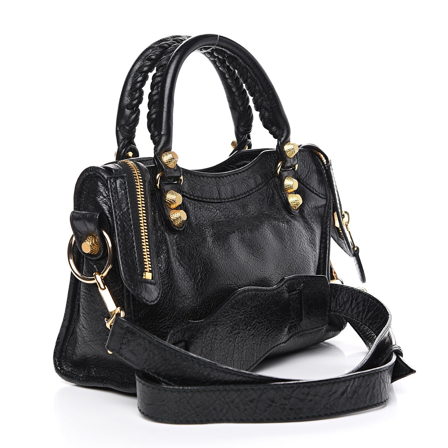 Agneau Giant 12 Gold Hardware Mini City Black