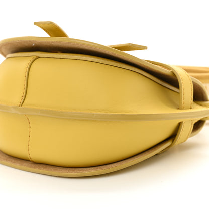 Loewe Calfskin Jacquard Mini Gate Dual Bag Dark Yellow 10 of 10
