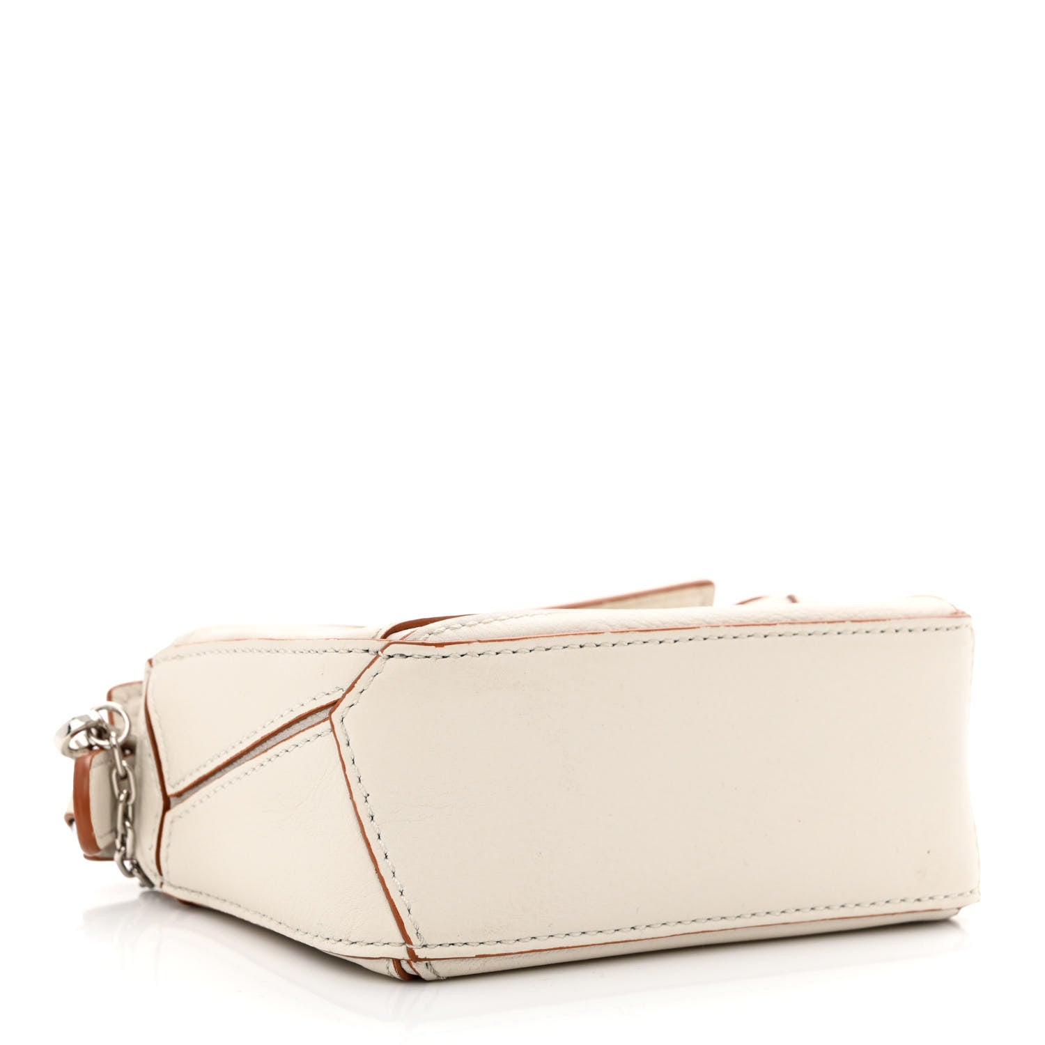 Loewe Calfskin Nano Puzzle Bag White 4 of 11