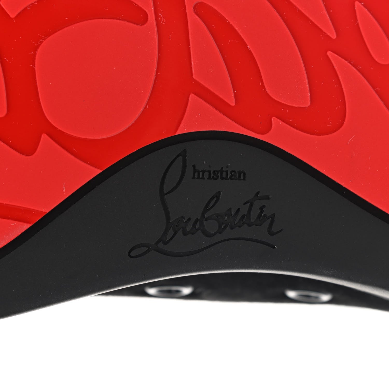 Christian Louboutin Veau Velours Louis Junior Spikes Flat Sneakers 39 Black 6 of 8