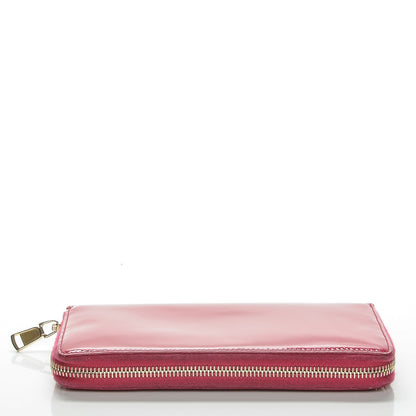 Saint Laurent Patent Belle De Jour Zip Around Wallet Fuchsia 11 of 11