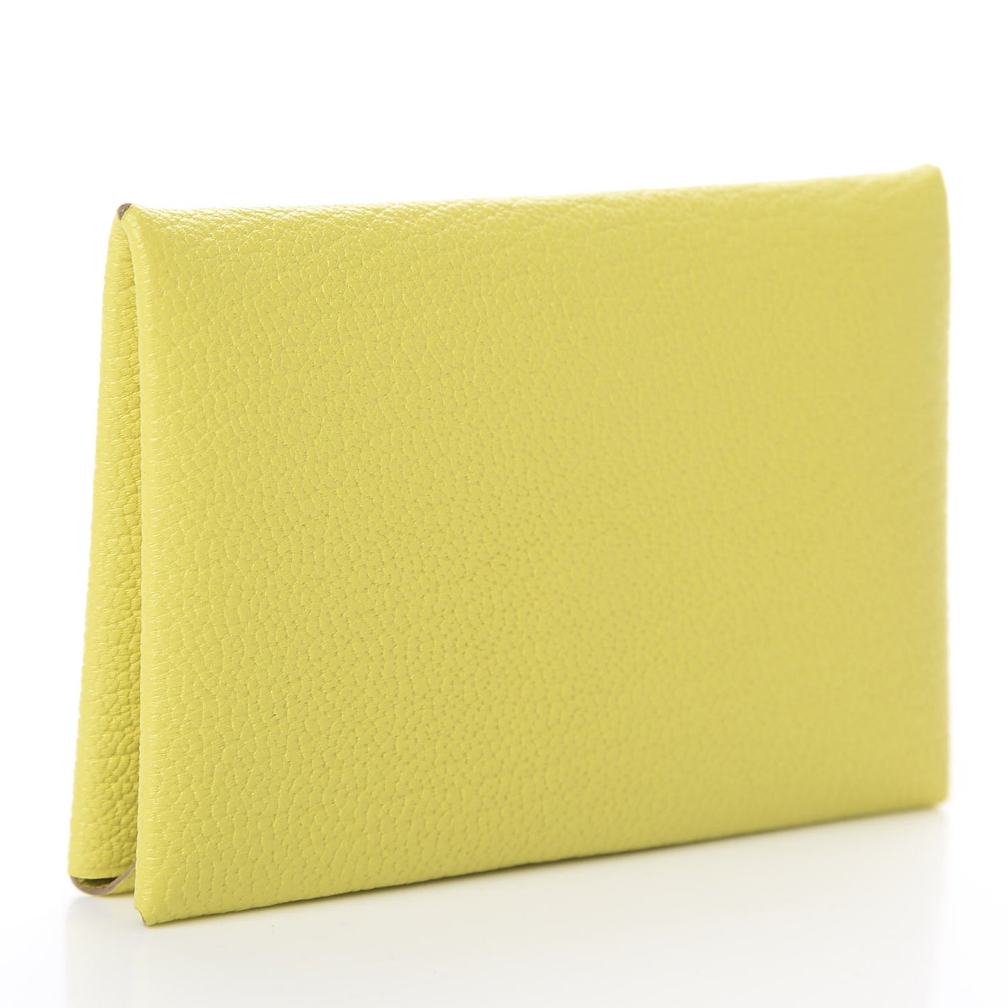 Chevre Mysore Calvi Card Case Lime