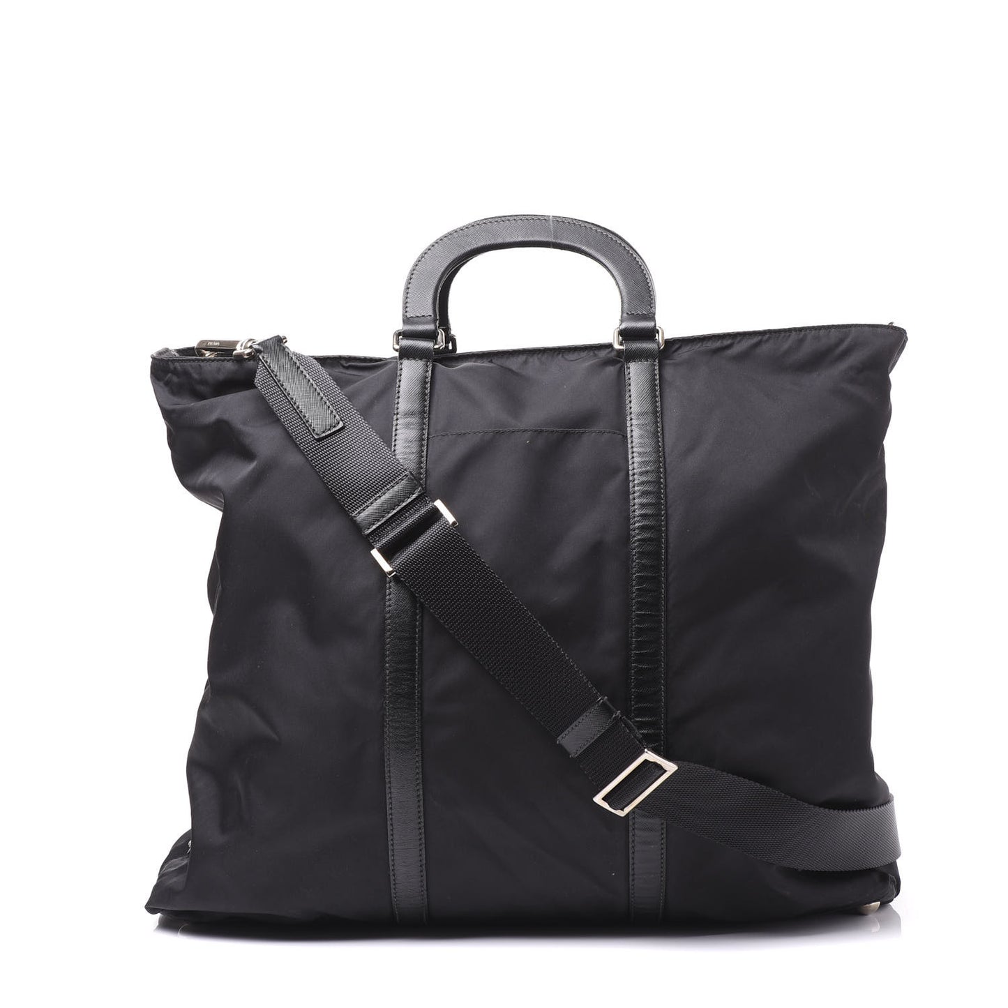 Tessuto Nylon Saffiano Weekender Black