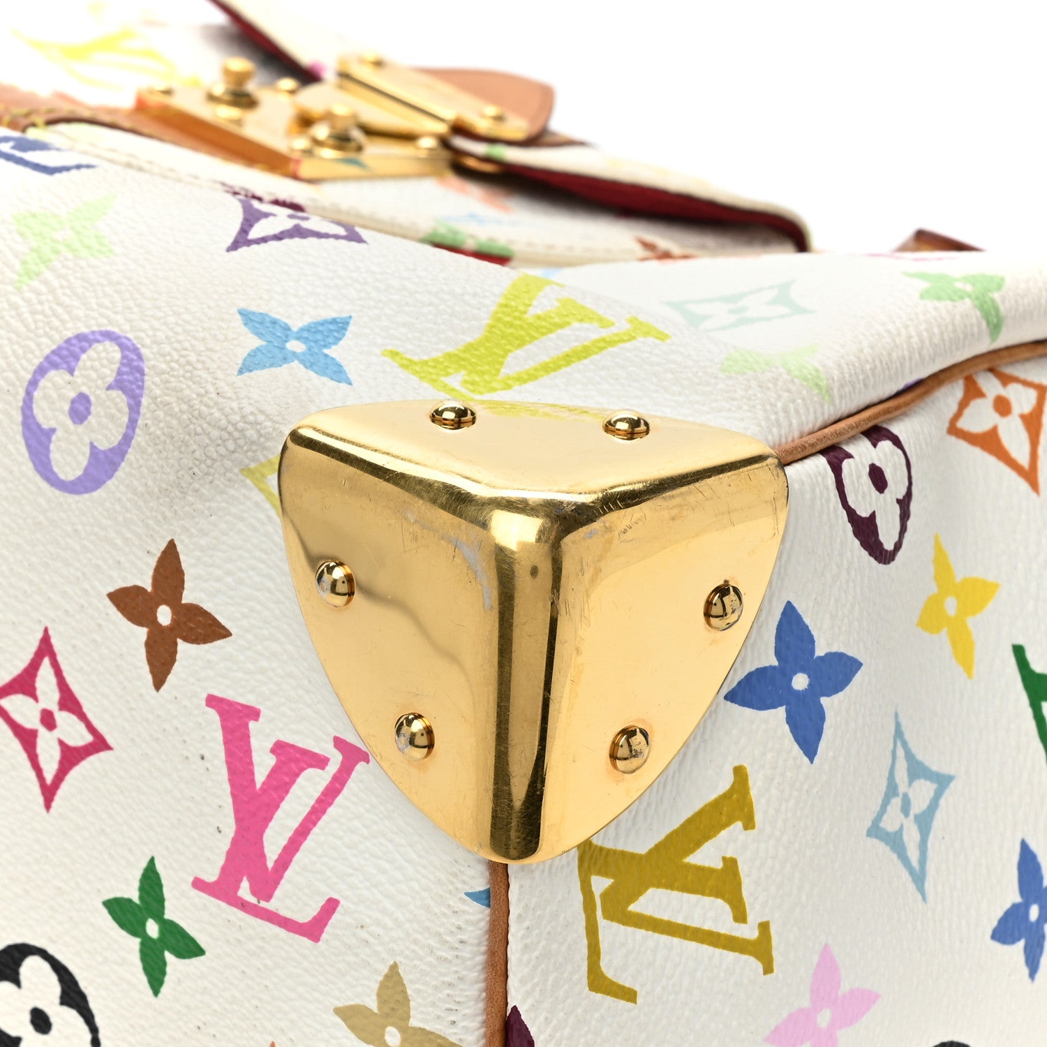 Louis Vuitton Monogram Multicolor Speedy 30 White 13 of 21
