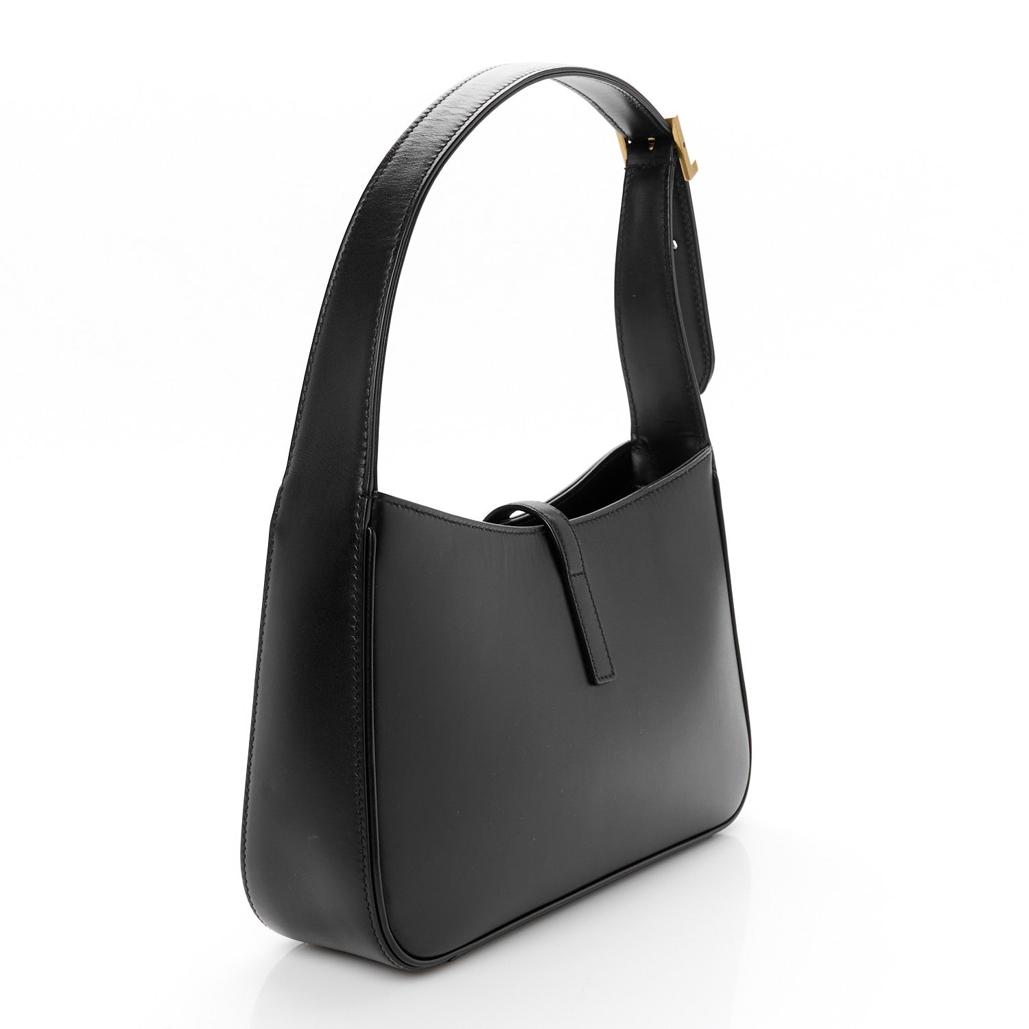 Saint Laurent Smooth Calfskin Le 5 A 7 Hobo Black 3 of 10