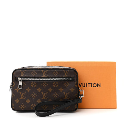 Louis Vuitton Monogram Macassar Kasai Clutch Black 11 of 11