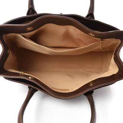 Chanel Calfskin Cerf Executive Shopper Tote Brown 6 of 21
