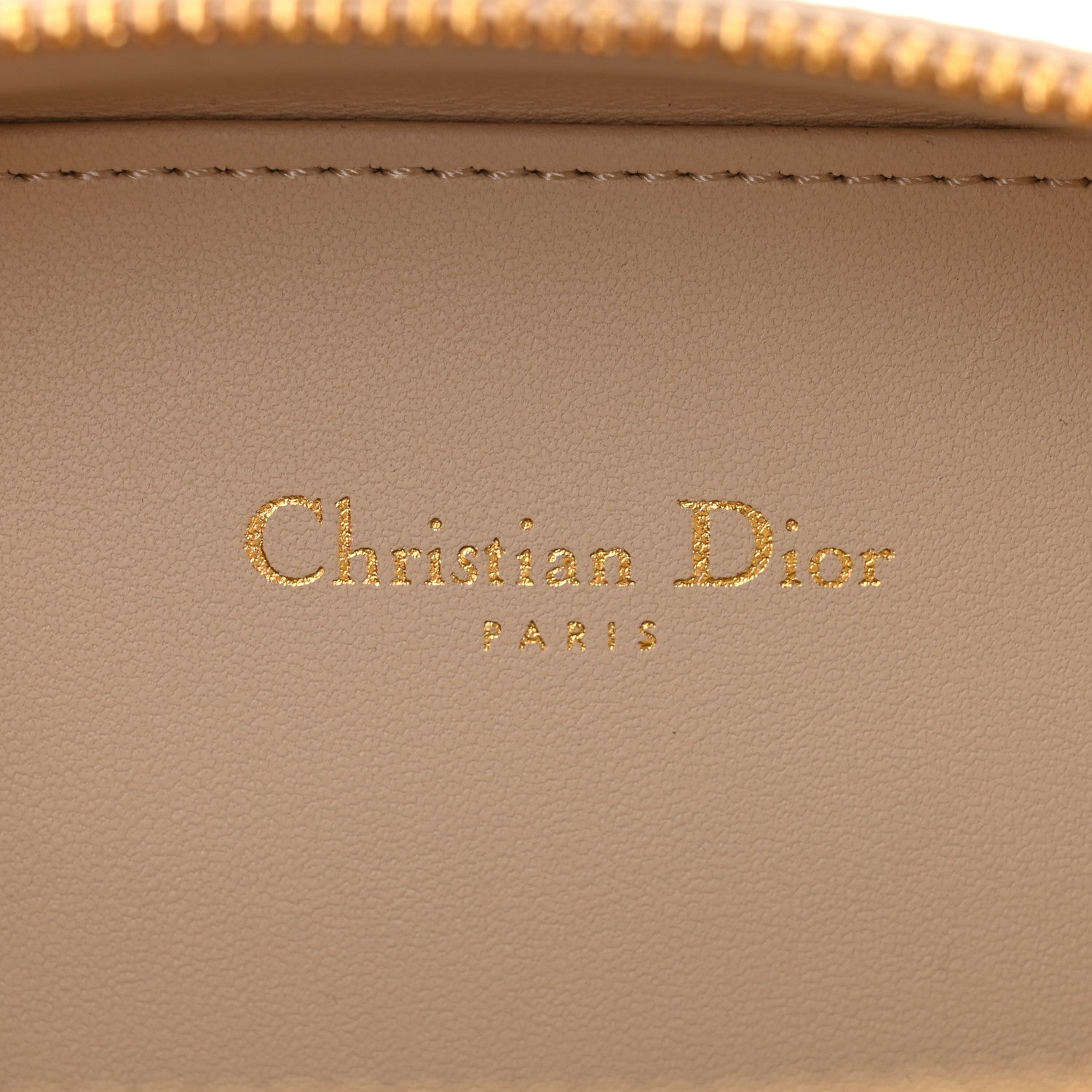 Christian Dior Calfskin CD Signature Oval Crossbody Camera Bag Caramel Beige 6 of 11