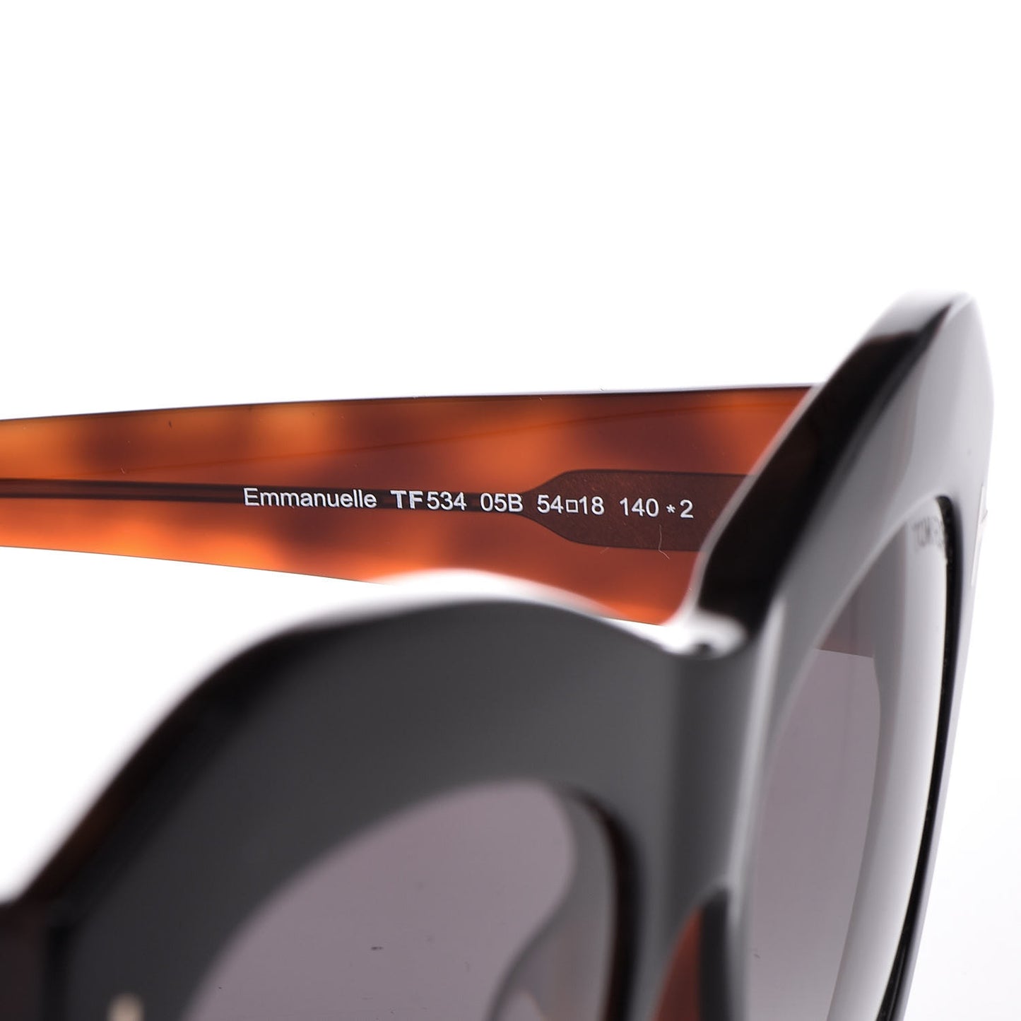 Emmanuelle Sunglasses TF534 Black Havana