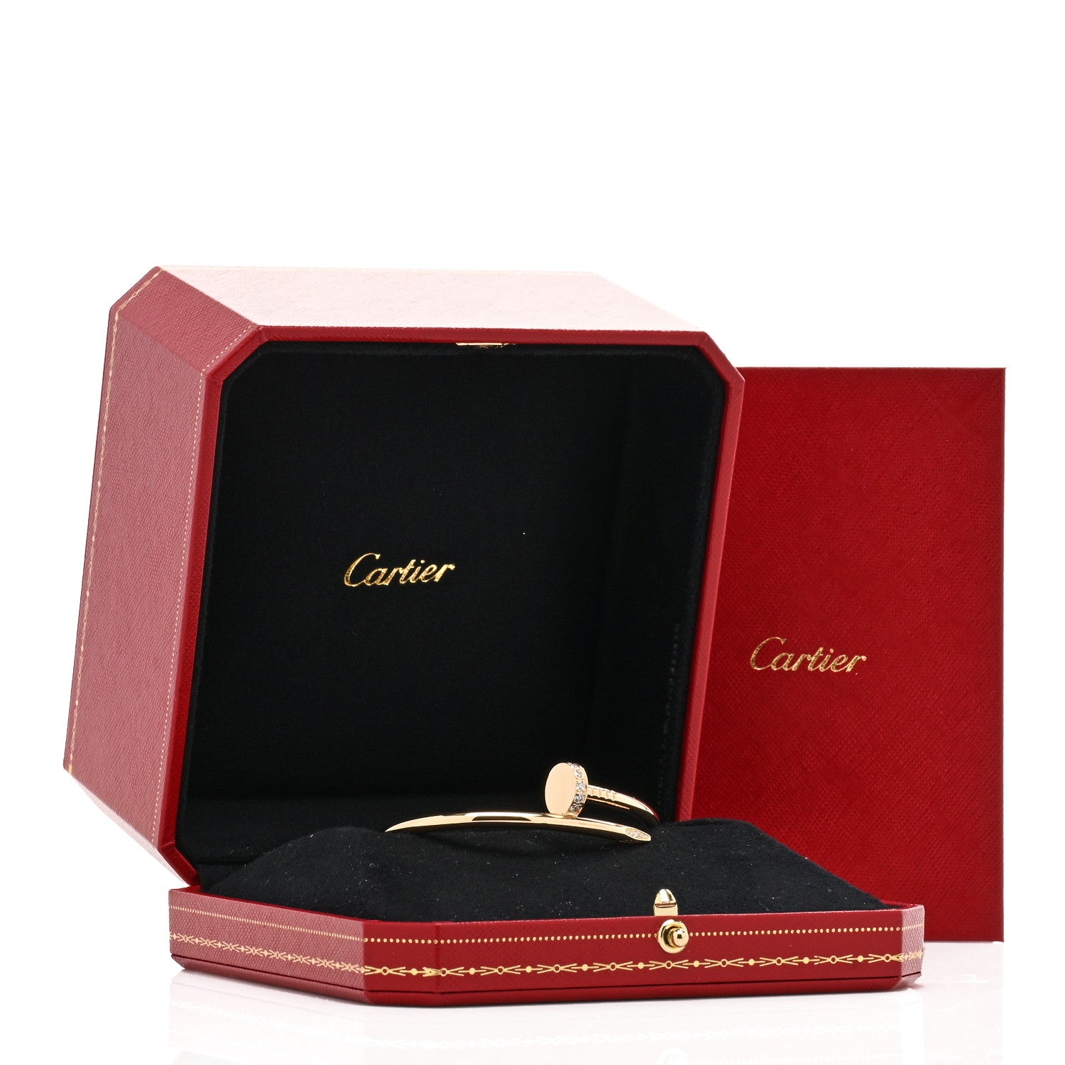 Cartier 18K Yellow Gold Diamond Juste Un Clou Bracelet 16 4 of 4