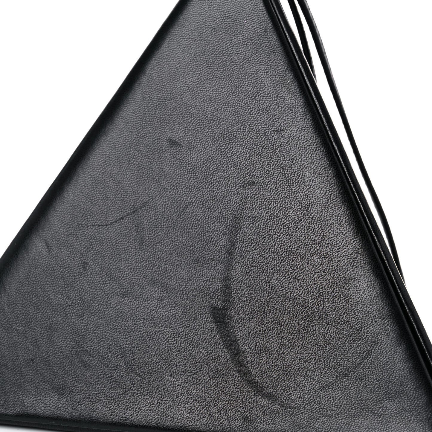 Lambskin Pyramid Clutch Black