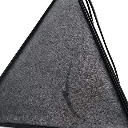 Saint Laurent Lambskin Pyramid Clutch Black 16 of 21