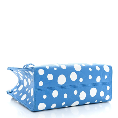 Louis Vuitton LV X YK Empreinte Monogram Giant Onthego PM Blue White 4 of 9