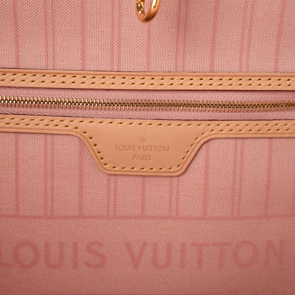 Louis Vuitton Damier Azur Neo Neverfull GM Rose Ballerine 6 of 8