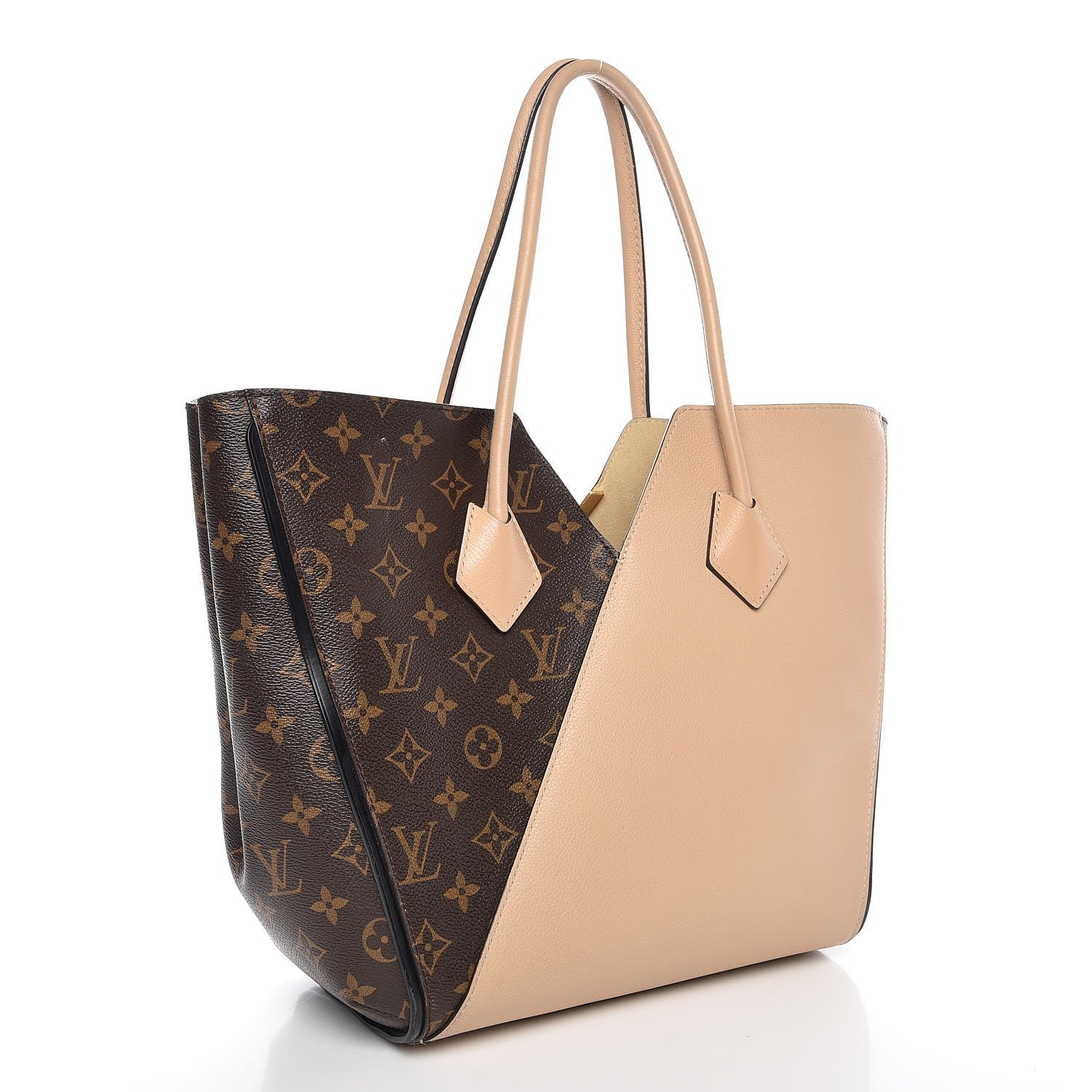 Louis Vuitton Calfskin Monogram Kimono Tote Dune 3 of 14