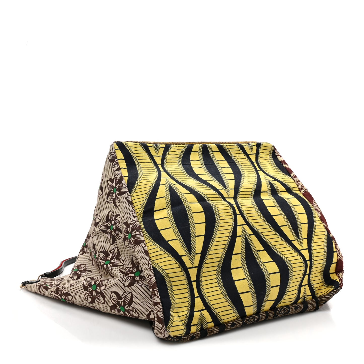 Tissu Calfskin Africaba Tote Multicolor