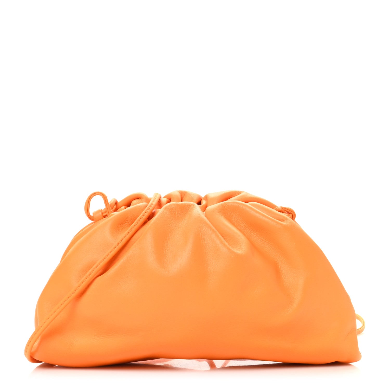 Bottega Veneta Butter Calfskin The Mini Pouch Tangerine 1 of 10