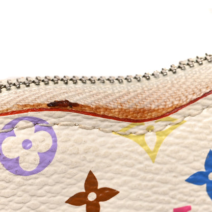 Louis Vuitton Monogram Multicolor Coeur Heart Coin Purse White 9 of 12