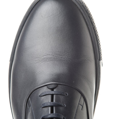 Hermes Calfskin Mens Saxo Oxford 41 Marine 9 of 12