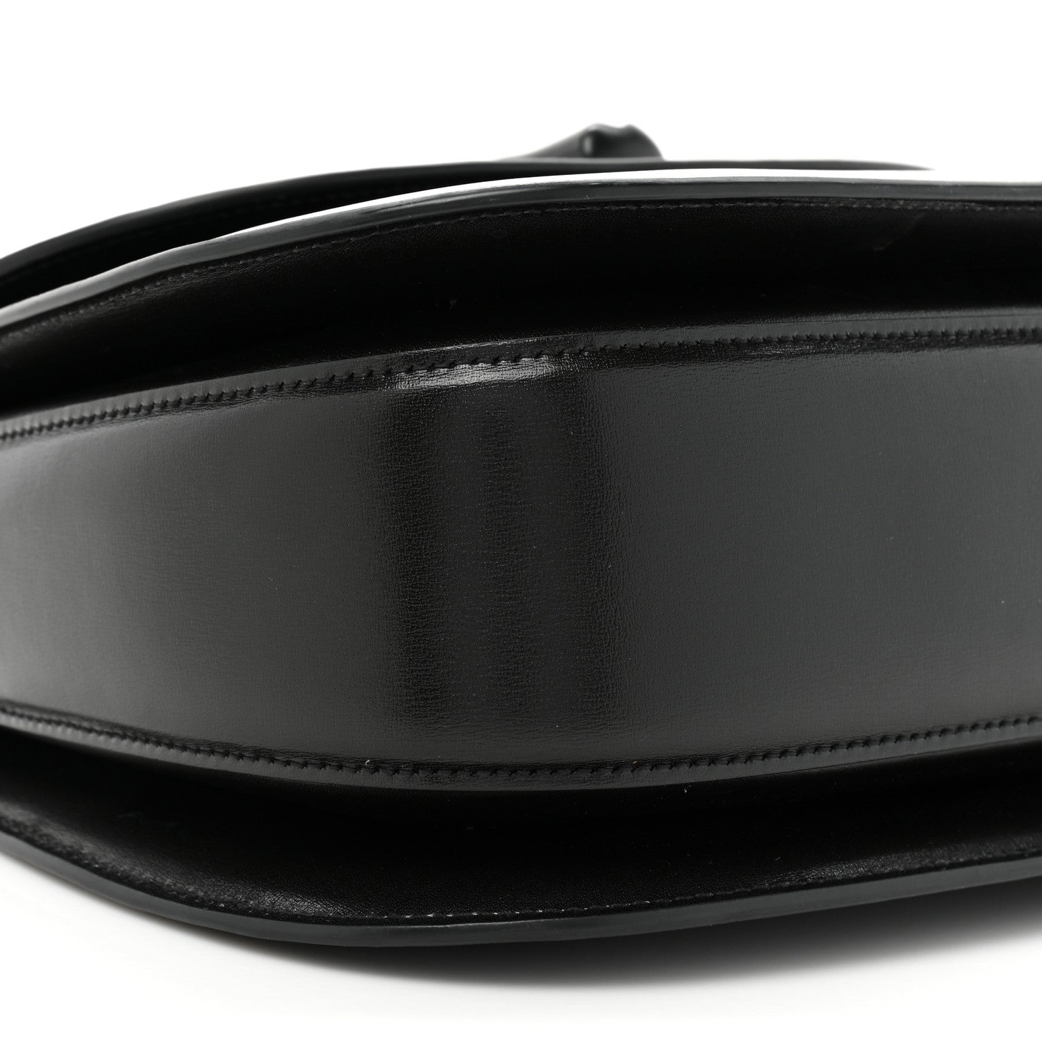 Gucci Boarded Dyana Lux Calfskin Web Monochrome Medium Bamboo 1947 Top Handle Bag Black 9 of 11