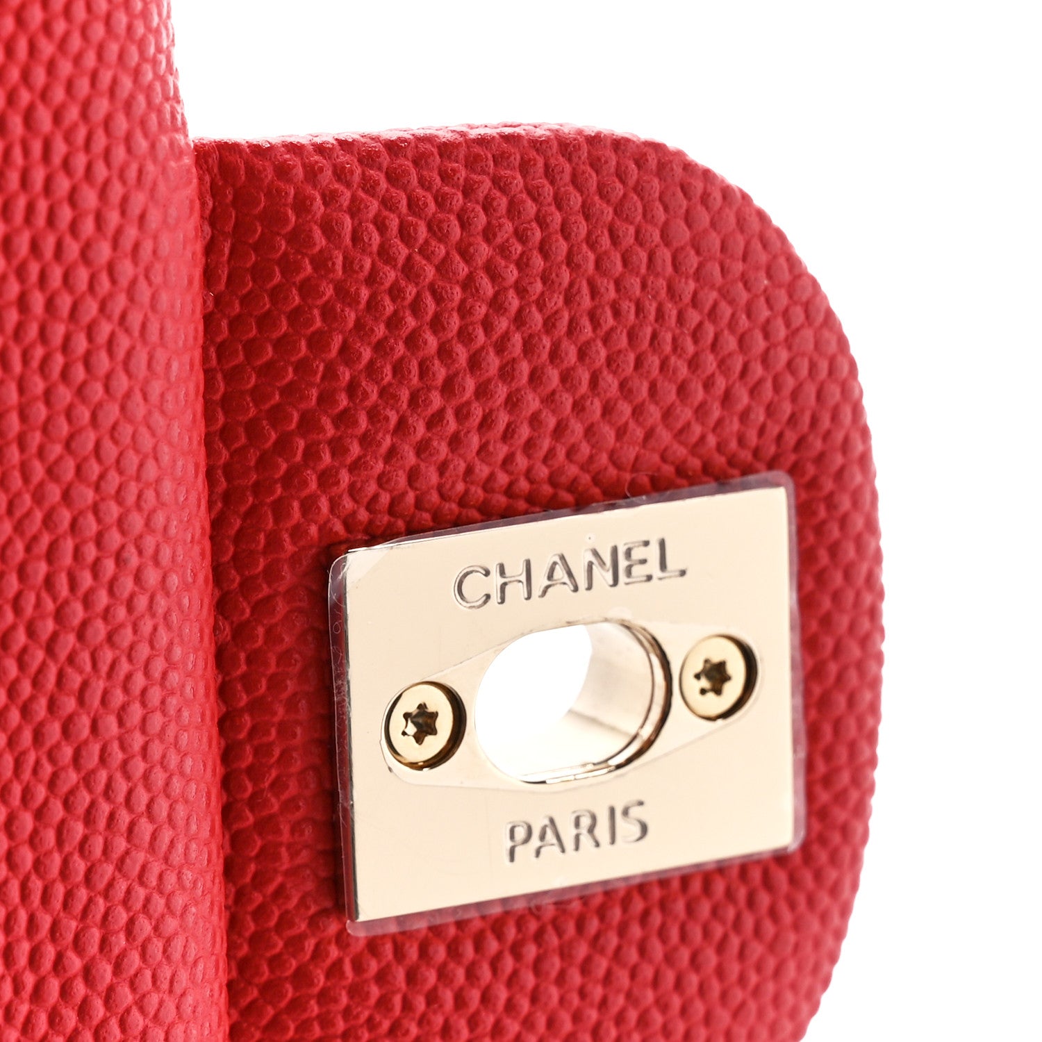 Chanel Caviar Quilted Small Double Flap Red 7 of 12