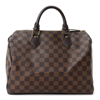 Louis Vuitton Damier Ebene Speedy 30 1 of 9
