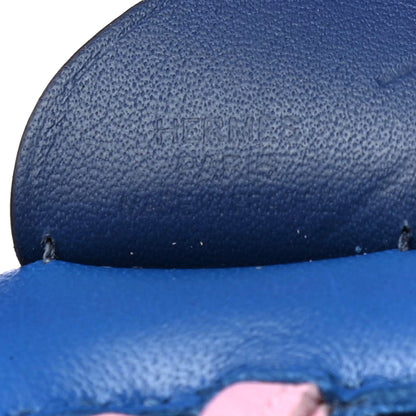 Hermes Milo Lambskin Grigri Rodeo Pegase Horse Bag Charm PM Bleu France Mauve Sylvestre Bleu Saphir 3 of 4