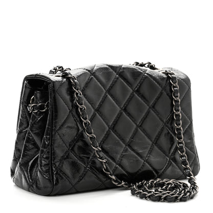 Chanel Glazed Calfskin Quilted Medium Coco Soft Flap Black 3 of 10