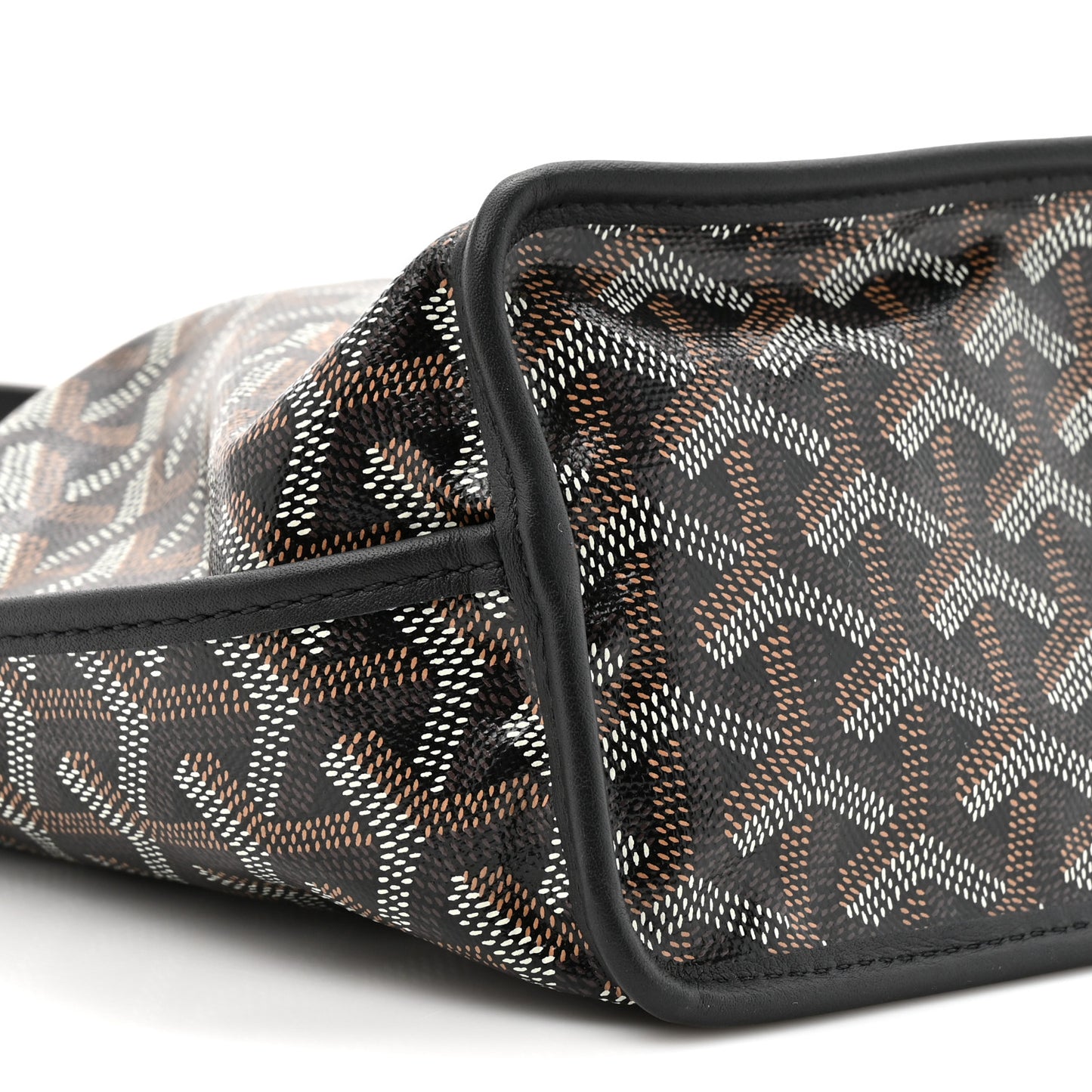 Goyardine Reversible Mini Anjou Black