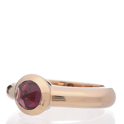 Tiffany 18K Yellow Gold Garnet Ring 52 6 4 of 5