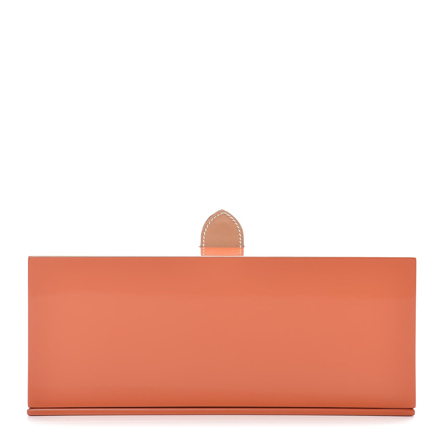Lacquered Wood Chamonix Petite Boite Hanoia Bracelet Box Orange