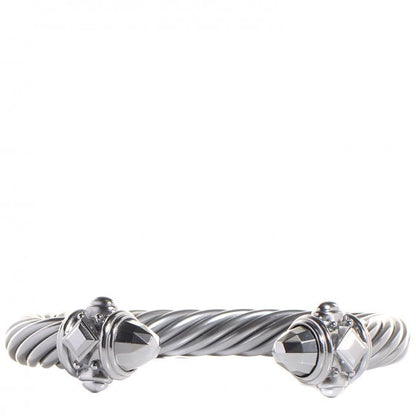 David Yurman Aluminum 10mm Cable Bracelet Silver 1 of 6