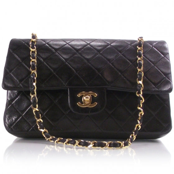 Chanel Vintage Lambskin Medium Classic Flap Black 1 of 13