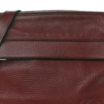 Gucci Pebbled Calfskin Medium Soho Messenger Bag Bordeaux 8 of 10