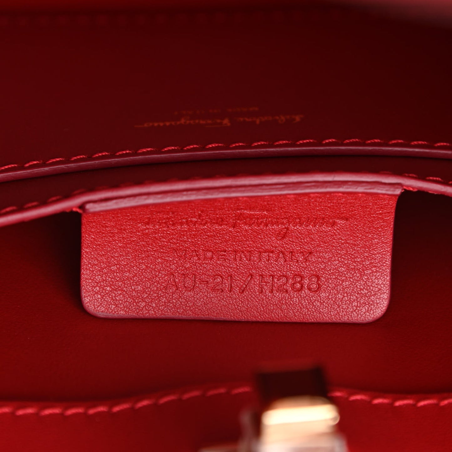 Calfskin Small Studio Box Bag Red
