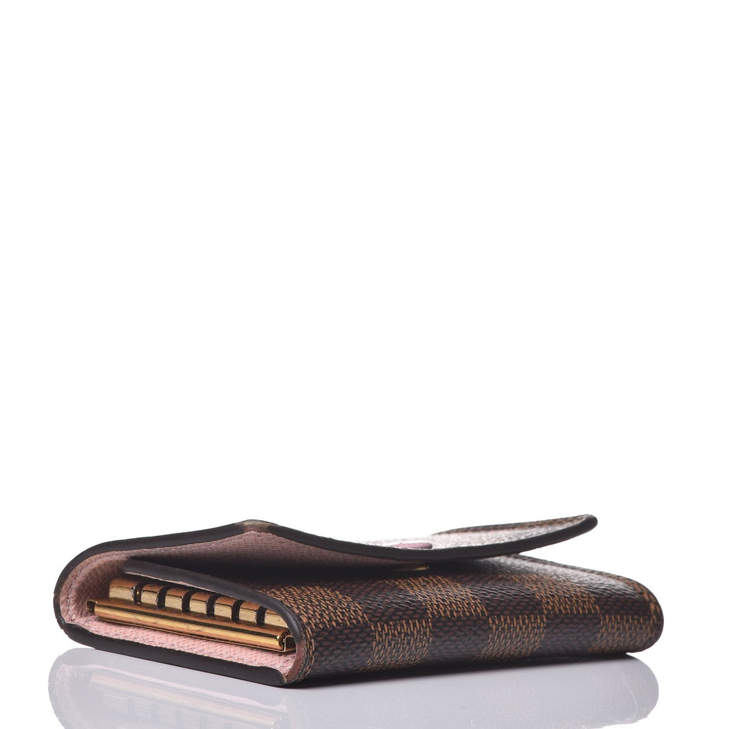 Damier Ebene Multicles 6 Key Holder Rose Ballerine