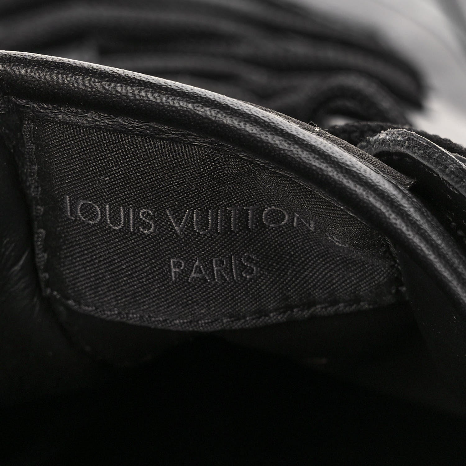Louis Vuitton Calfskin Iridescent Monogram Rivoli Sneakers 10 Black 8 of 8
