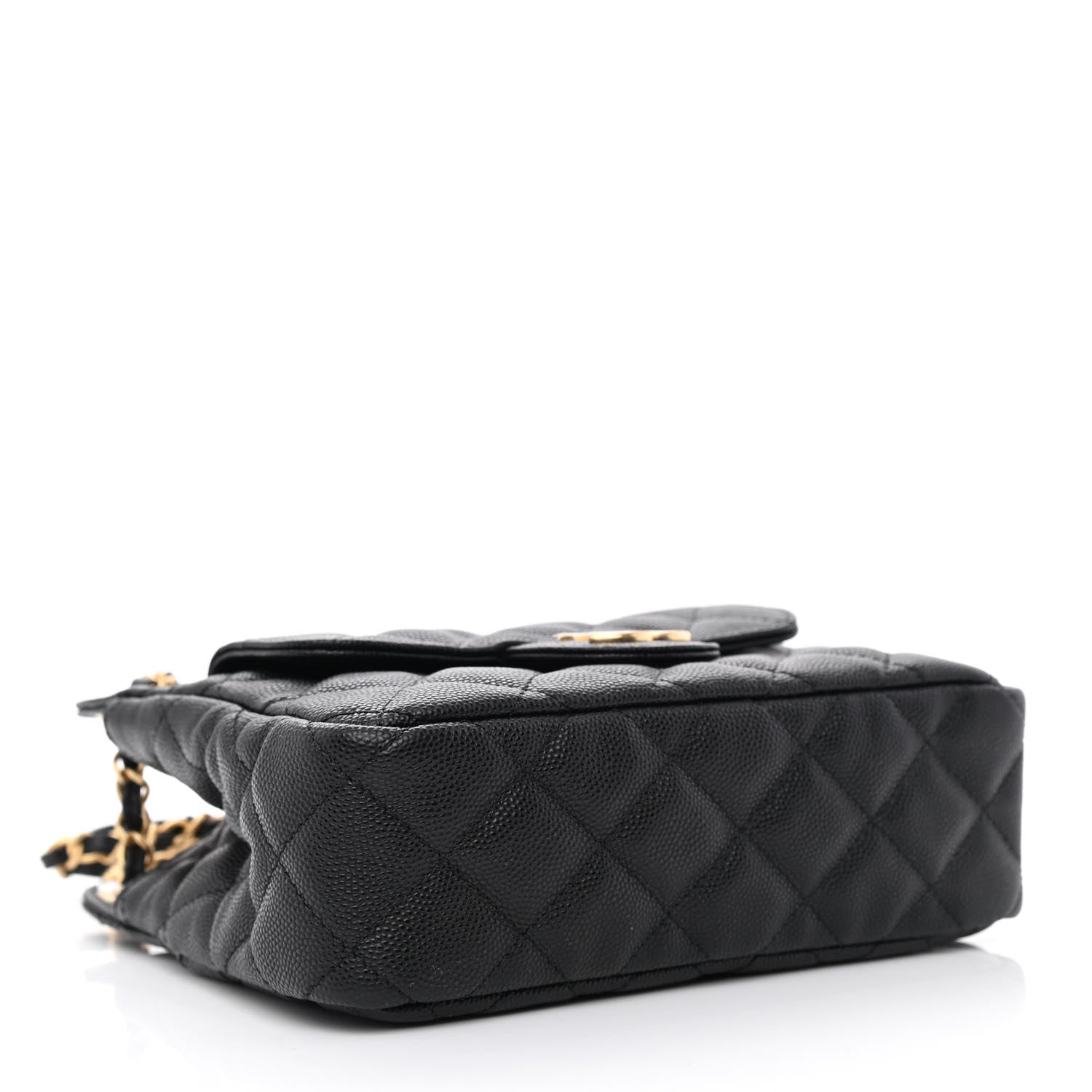 Chanel Caviar Quilted Small Wavy CC Hobo Black 4 of 11