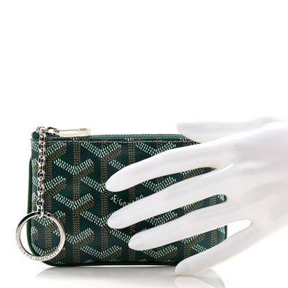 Goyard Goyardine Nano Senat Key Pouch Green 2 of 8