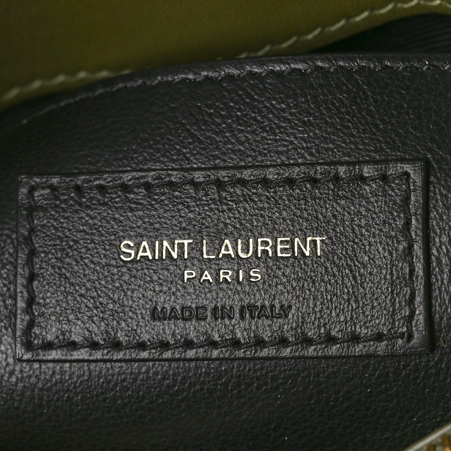 Saint Laurent Suede Matelasse Chevron Monogram Medium College Bag Loden Green 7 of 10