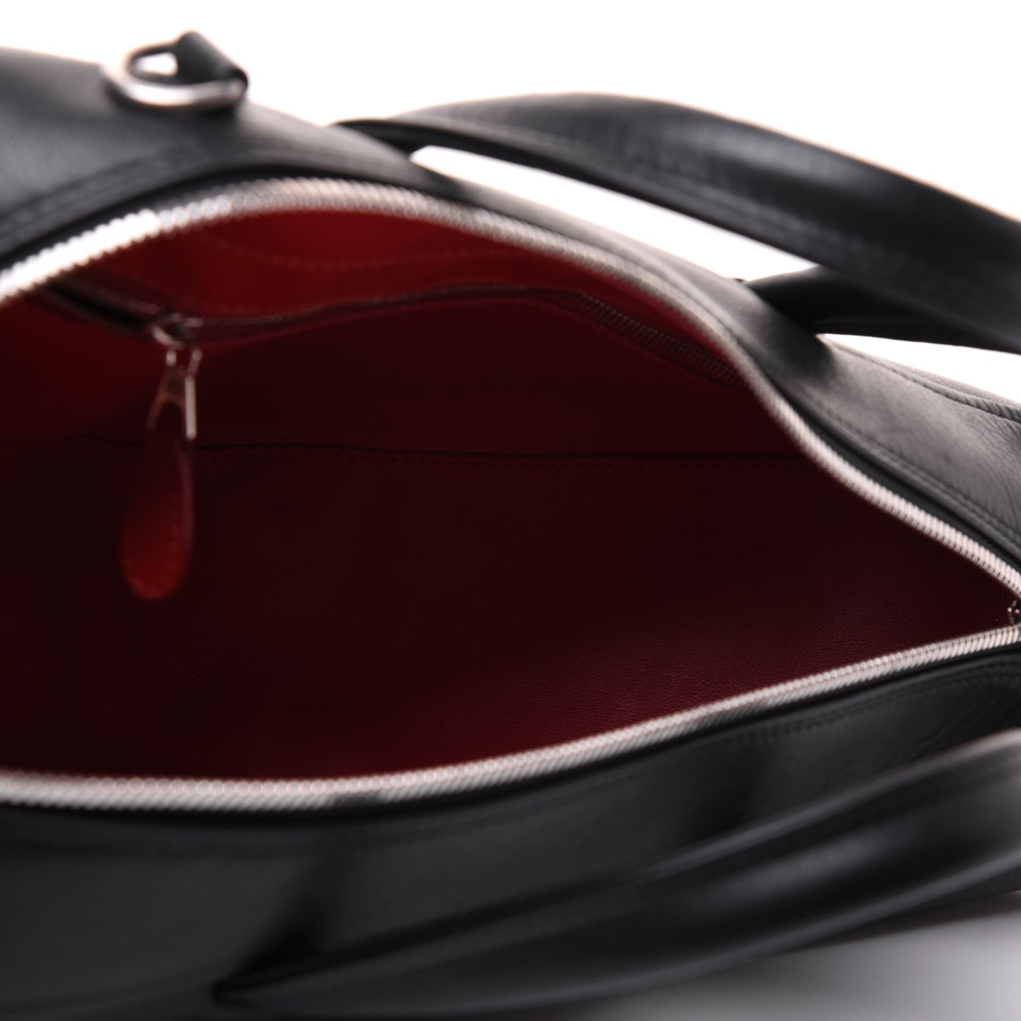 Calfskin S Triangle Duffle Black