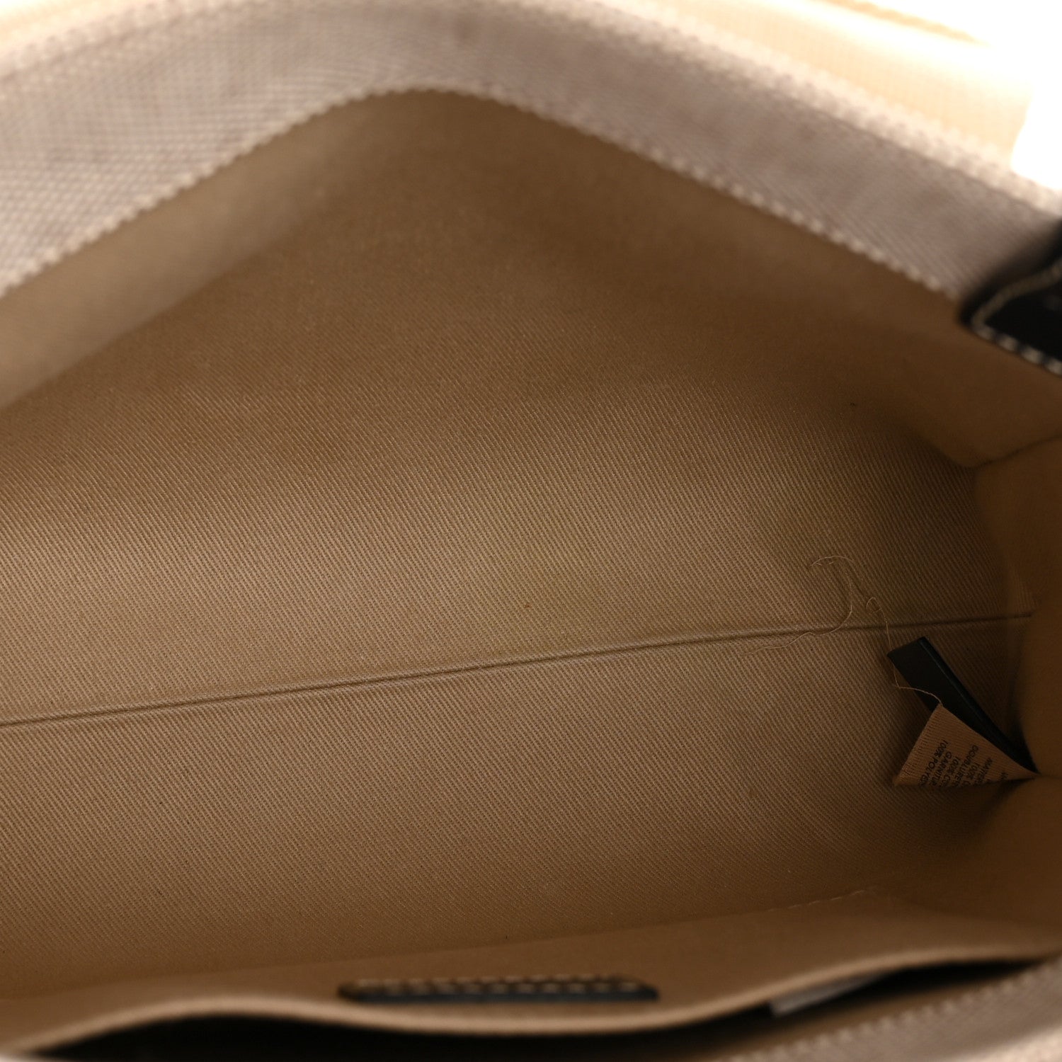 Chloe Cotton Calfskin Small Woody Ribbon Tote With Strap White Navy 5 of 12