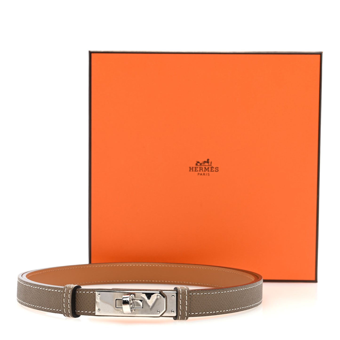 Epsom Kelly Belt Etoupe