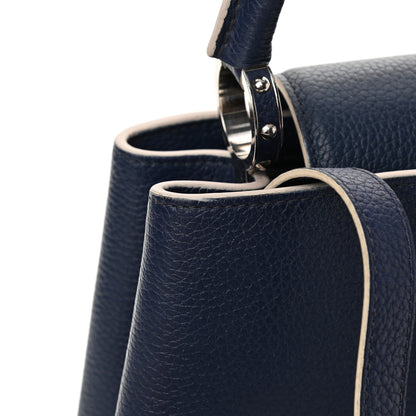 Louis Vuitton Taurillon Capucines PM Blue White 17 of 18