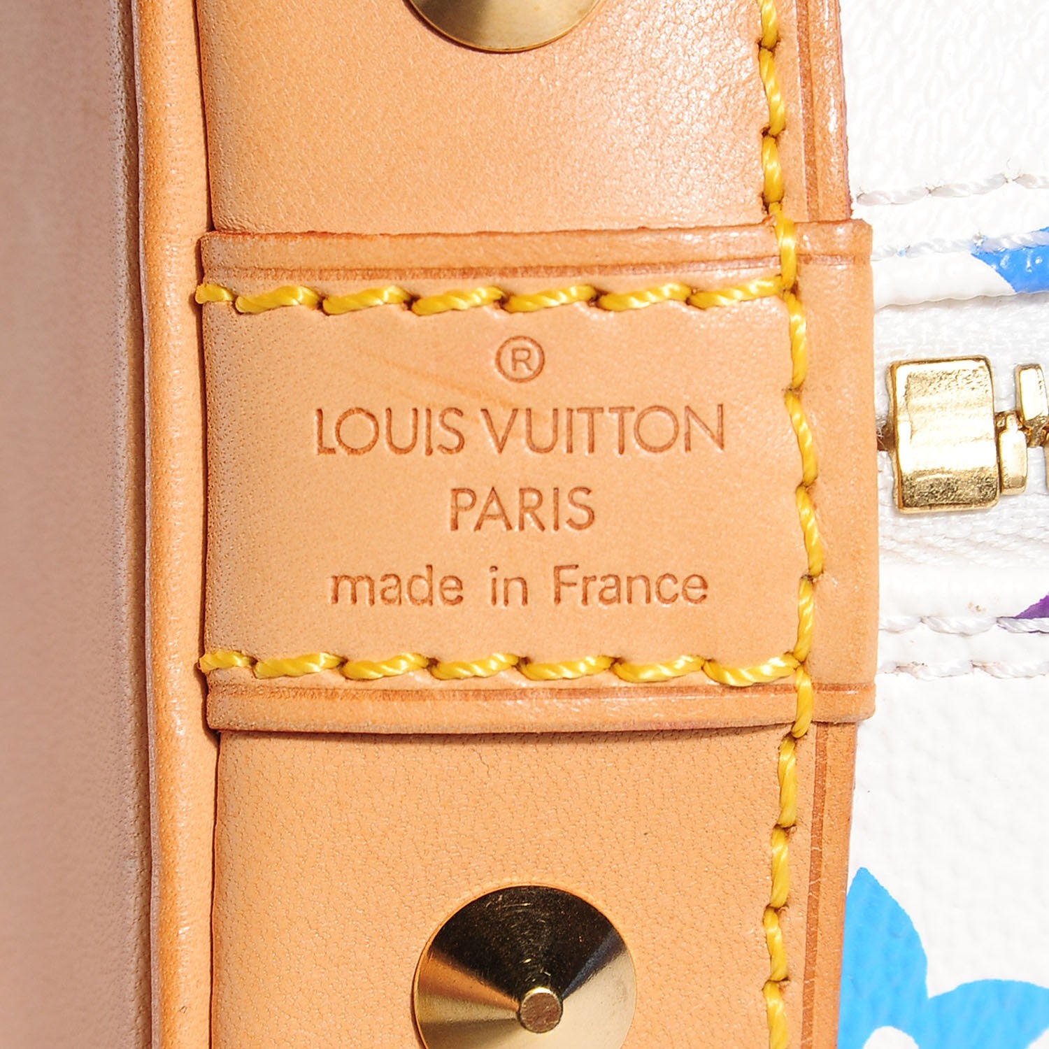 Louis Vuitton Monogram Multicolor Alma White 7 of 7